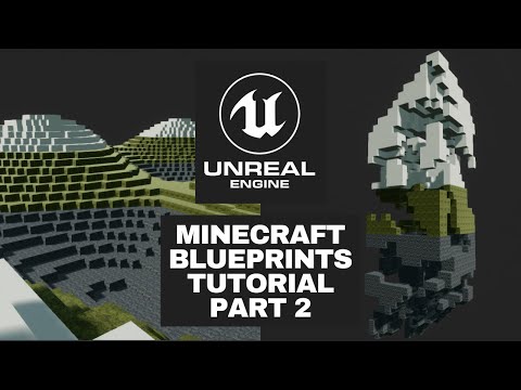 Minecraft Terrain in Blueprints Tutorial 2: Surface, Caves and Materials - Unreal Engine 4
