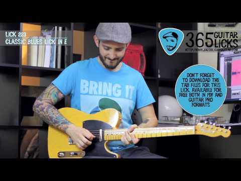 Lick 223/365 - Classic Blues Lick in E | 365 Guitar Licks Project