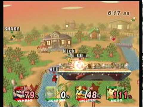 Nick Riddle (ZSS) + Shaky (Ness) vs Co18 (D3) + MK18 (Wario) 1