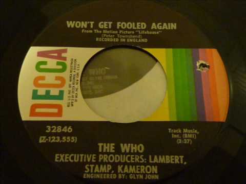 Who "Won't Get Fooled Again" 45rpm