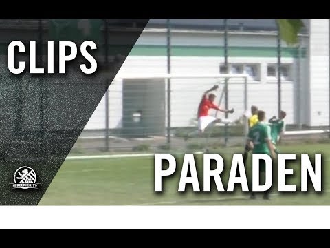 Akrobatische Einlage | Parade von Mike Hagen (Wittenauer SC Concordia)