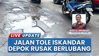 Rusak dan Penuh Lubang, Jalan Tole Iskandar Depok Bikin Resah Warga, Sering Terjadi Kecelakaan