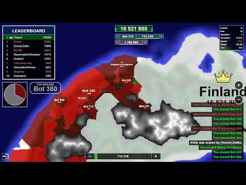 Finland Destroys Every Nation In Its Way! Territory Games io - Territorial IO