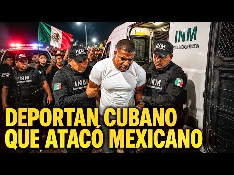 Deportan cubano que atacó trabajador mexicano en Cancún 