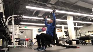 Shoulder DB Overhead Press Seated 1