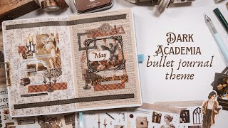 May Dark Academia Bullet Journal Theme Setup ✨ Plan With Me