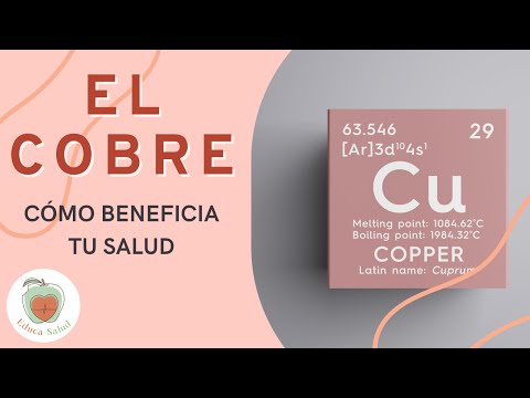 Beneficios del COBRE para tu SALUD