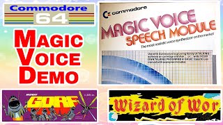 Commodore MAGIC VOICE - Gorf, Wizard of Wor, Prototype & A Bee C's cartridge