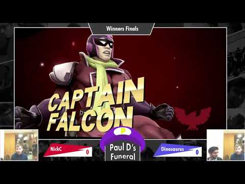 NickC (Falcon) vs Dinosaurus (Mewtwo) - Winners Finals - NSM Paul D's Funeral