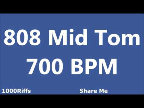 808 Mid Tom Metronome : 700 BPM