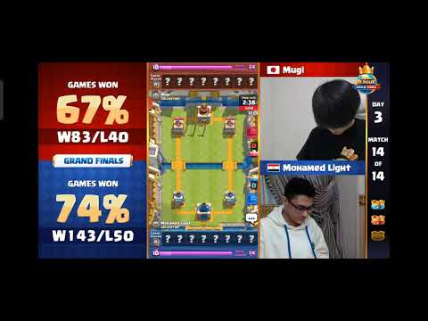 Mugi vs Mohammed Light | Final Match of CLASH ROYALE LEAGUE 2021 | #CRL2021