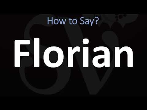 How to Pronounce Florian? (CORRECTLY)