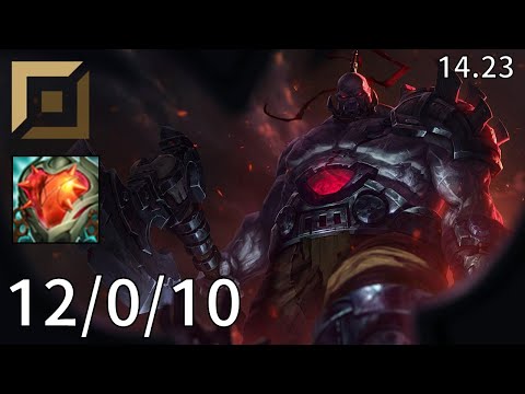 Sion Top vs Gnar - EUW Master | Patch 14.23