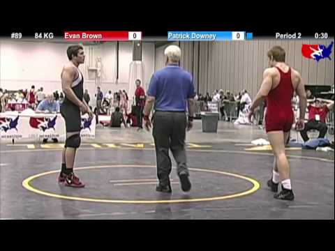 FS Qualifier 84kg: Evan Brown vs. Pat Downey Cons. Round 3
