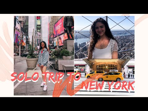 TRAVELLING TO NEW YORK ALONE AT 18 // Vlog ♡