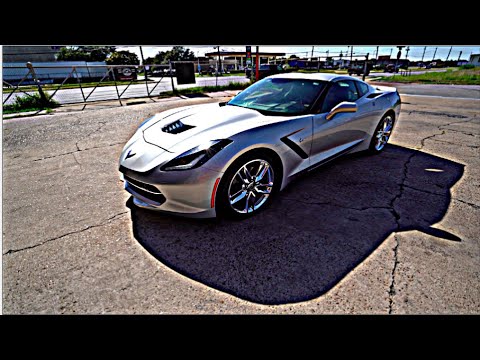 Silver Chevy C7 Corvette Gets A Wash, Clay Towel, 1Step Polish, Cquartz Lite
