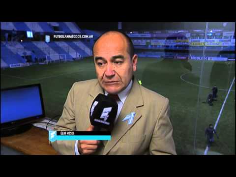 El análisis de Elio Rossi. Atl. Rafaela 1 - Estudiantes 2. Fecha 13. Primera División 2015. FPT.