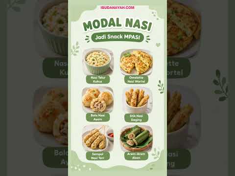 Modal Nasi Doang Jadi 6 Snack MPASI Lezat — Anti Ribet, Bayi Pasti Suka! #ibudanayah