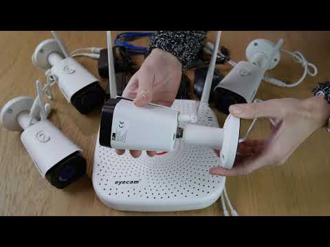 Kit supraveghere video sisteme supraveghere video Video onest Eyecam 8MP 4 camere