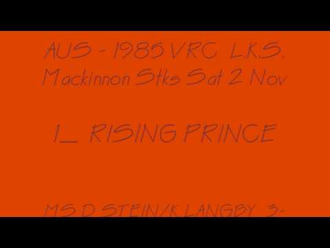 1985 VRC L K S Mackinnon Stakes _ Rising Prince