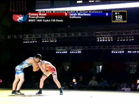 Cadet Greco-Roman Finals 135 pounds - Isiah Martinez vs. Casey Kent