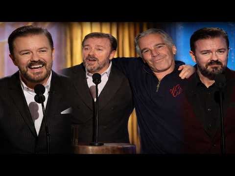 Ricky Gervais Exposes Hollywood | Every Ricky Gervais Perfomances Golden Globes 2009-2020
