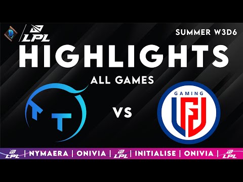 TT vs LGD Highlights ALL GAMES LPL 2025 TT Gaming vs LGD Gaming by Onivia