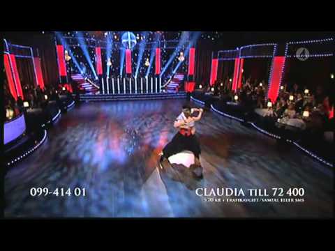 Claudia Galli och Tobias Wallin - tango - Let’s Dance (TV4)