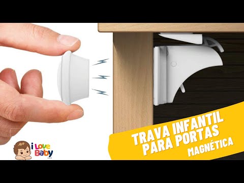 Manual de Instalação da Trava de Segurança Infantil Magnética   - ILOVEBABY.COM.BR