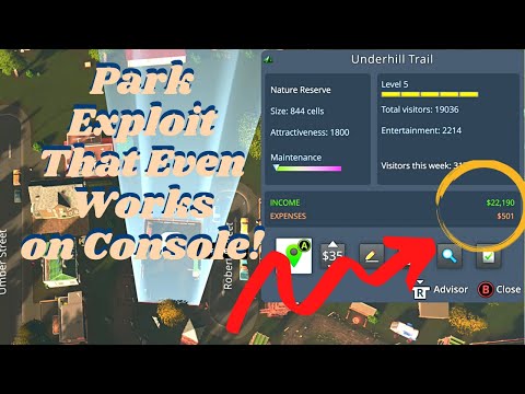 How to Make Money in Cities Skylines with a Park Exploit/Cheat