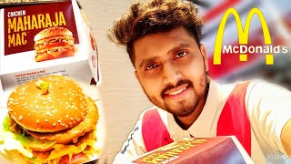 McDonald Chicken Maharaja Mac Review || Big Burger || Anshu Yadav