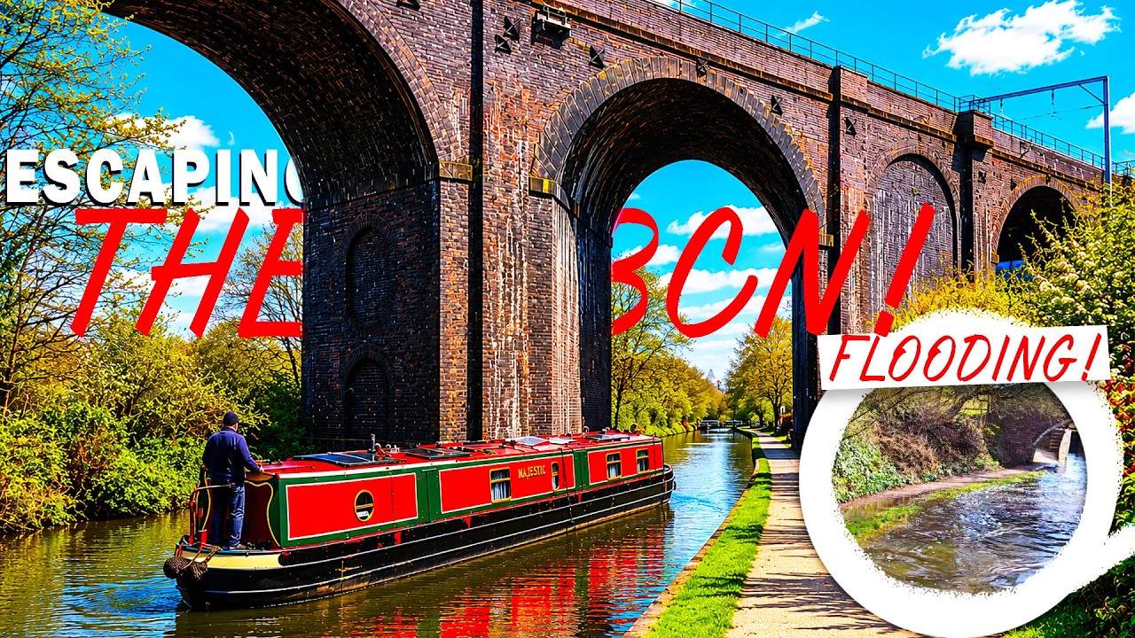 CANAL OVERFLOWS! As We ATTEMPT To ESCAPE The BCN! Wolverhampton 21 SINGLE HANDED! - 629
