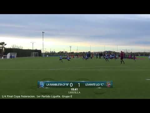 Ronda 1/4 Final. Dptvo. La Rambleta CF "B" 0 - 1 Levante UD "C"  (Aguilar)