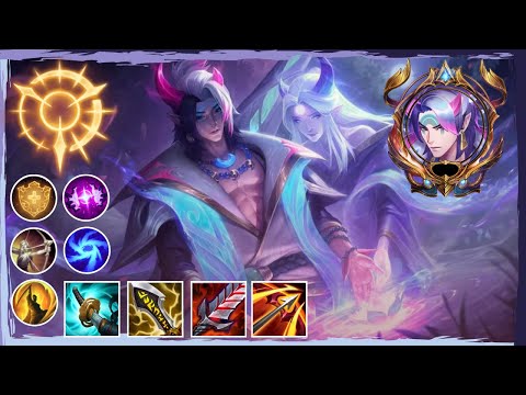 Winning a 4v5 against Diamond players... (Aphelios ADC)