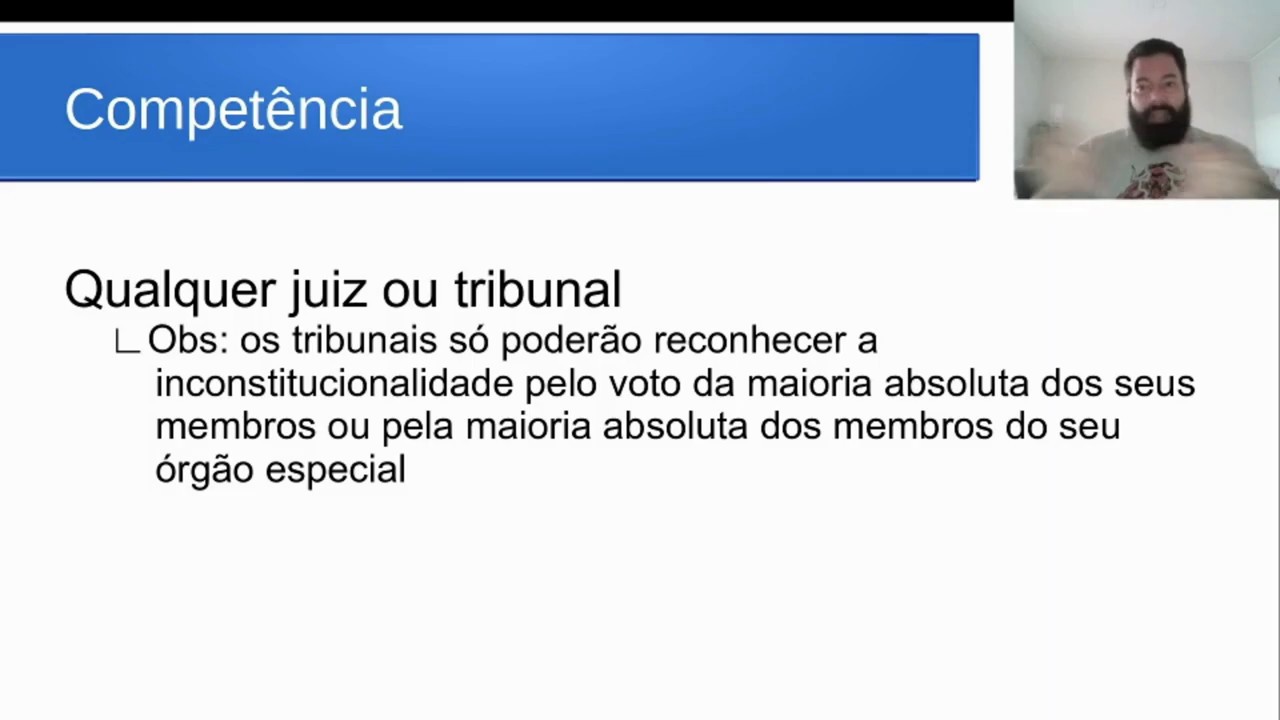 Direito Constitucional - Controle Difuso de Constitucionalidade no Brasil