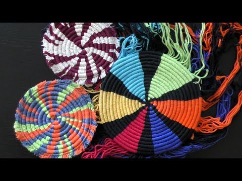 DIAMOND MESH MACRAME TABLECLOTH PATTERN TUTORIAL