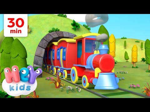 El tren ya viene 🚂 | Canciones de trenes para Niños | HeyKids - Canciones infantiles