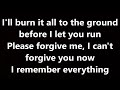 five finger death punch - remember everything (lyrics)