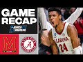 No. 1 Alabama TOPS No. 8 Maryland to advance to Sweet 16 in NCAA Tournament I CBS Sports