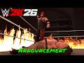 WWE 2K26 — Announcement