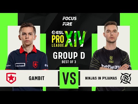 [FIL] Ninjas in Pyjamas vs Gambit Esports | ESL Pro League Season 14 | Group D