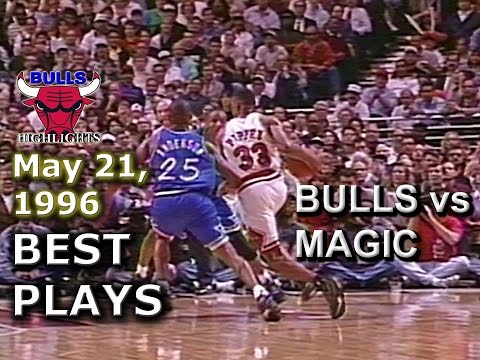 May 21 1996 Bulls vs Magic game 2 highlights