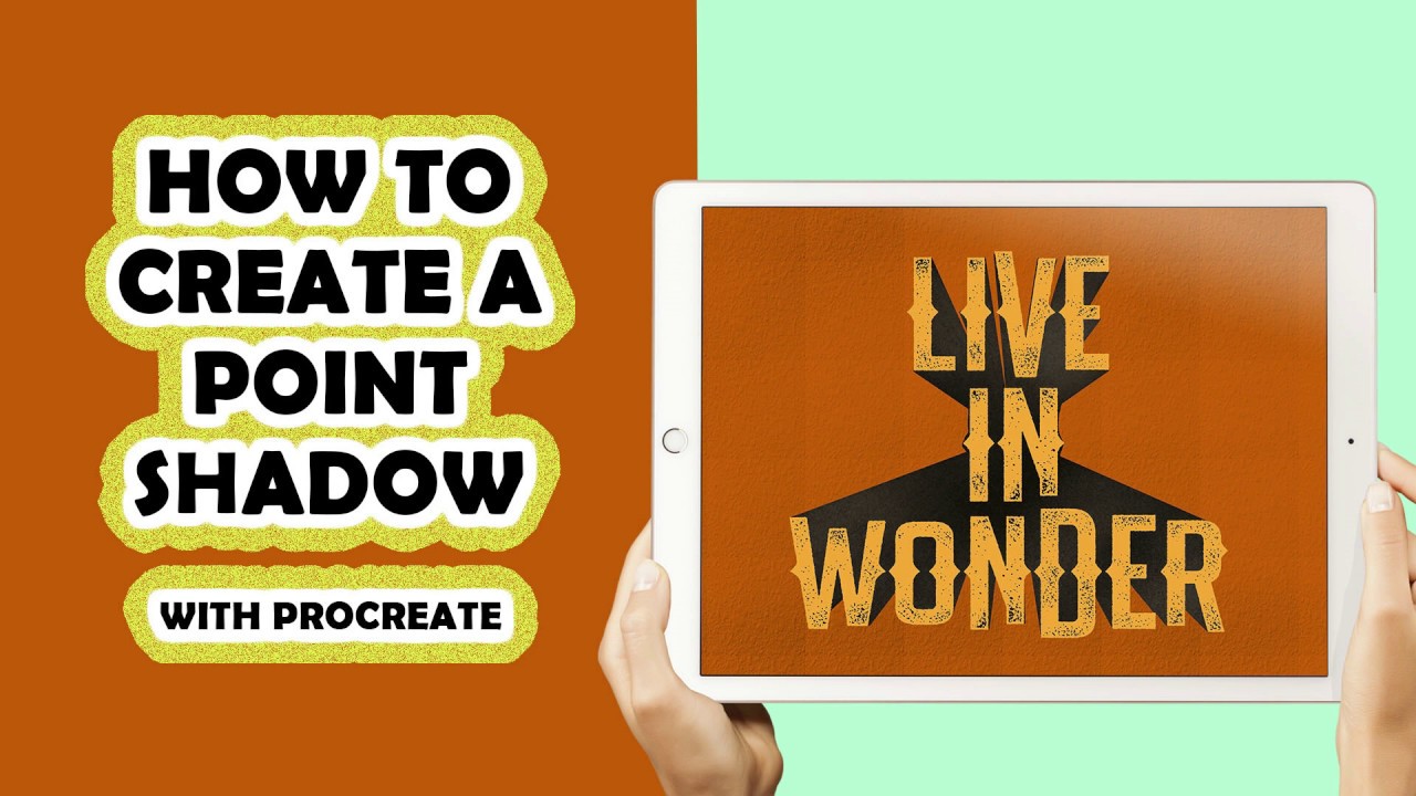 PROCREATE | How to Create a Point Shadow Effect | iPad Pro & Procreate App | FREE Brush