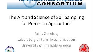 preview picture of video 'The Art & Science of Soil Sampling for Precision Agriculture'
