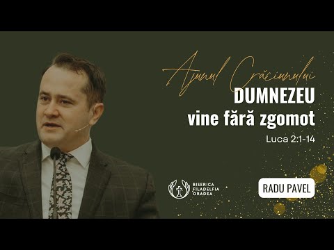 LIVE | Radu Pavel - Dumnezeu vine fără zgomot | Biserica Penticostală  Filadelfia Oradea