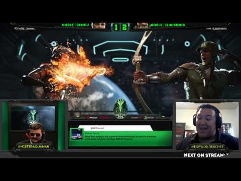 Injustice 2 - Semiij (CatWoman) Vs Iluusions (Green Arrow) EPIC - War of The Gods W7