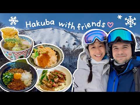 Hakuba ski trip | Goryu, Iwatake and Tsugaike | Japan travel vlog