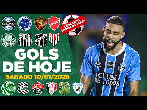 ⚽️ TODOS OS GOLS DESTE SABADO 10/01/2026 GOLS DOS ESTADUAIS , GOLS DE HOJE, GOLS DA RODADA(COMPLETO)