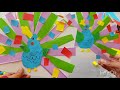 Pavone Di Carta Colorata Con La Storia