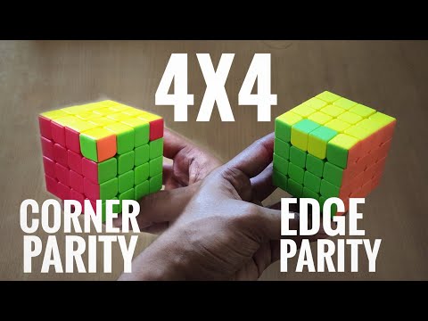 4x4x4 Rubik's Cube Edge and Corner Parity | Cubing Corner